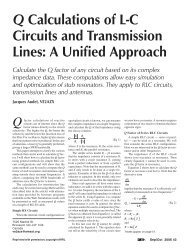 Q Calculations of L-C Circuits and Transmission Lines ... - Ve2azx.net