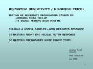 repeater sensitivity / de-sense tests - The Repeater Builder's ...