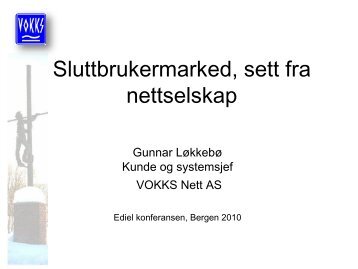 Gunnar Løkkebø, VOKKS Nett