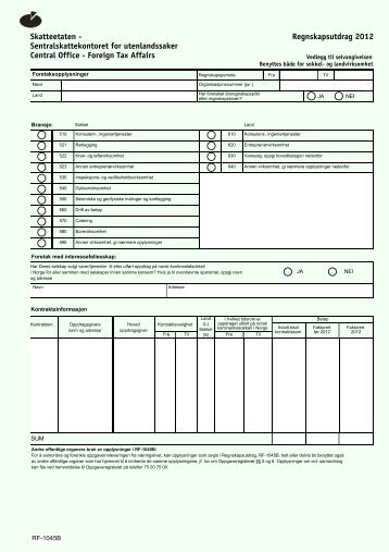 Regnskapsutdrag RF-1045B (PDF) - Skatteetaten