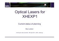 Optical Lasers - European XFEL