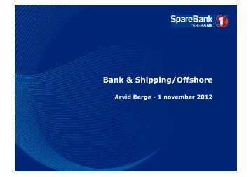 Bank & Shipping/Offshore - Maritimt Forum