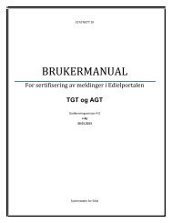 brukermanualen for TGT/AGT - Edielportalen