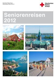 Seniorenreisen 2012 - DRK Kreisverband Rhein-Erft eV