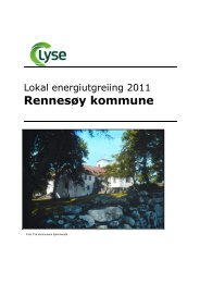 Utredning for RennesÃ¸y - Lysenett