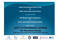 Dubai Interna onal Marine Club & Dubai Interna onal Boat Show