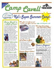 Summer Camp Brochure - YWCA Camp Cavell