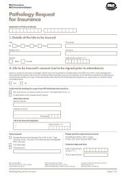 Pathology Request for Insurance Form - MLC