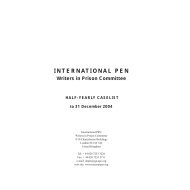 Caselist June04 - English PEN