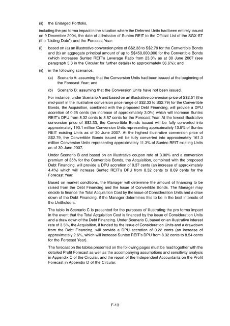 Circular to Unitholders - Suntec REIT