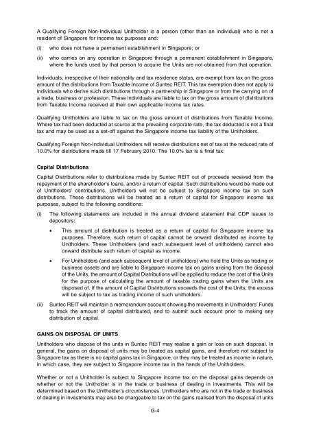 Circular to Unitholders - Suntec REIT