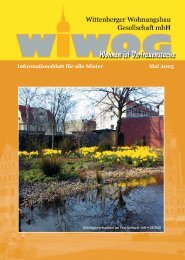 WIWOG-Mieterzeitung | Ausgabe Mai 2005 - Wittenberger ...
