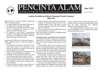 PENCINTA ALAM - Malaysian Nature Society