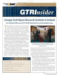 The Georgia Institute of Technology and the Georgia Tech