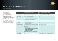 MLC MasterKey Fundamentals Quick Reference Card