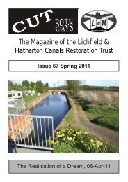 Spring - Lichfield and Hatherton Canals Restoration Trust Ltd