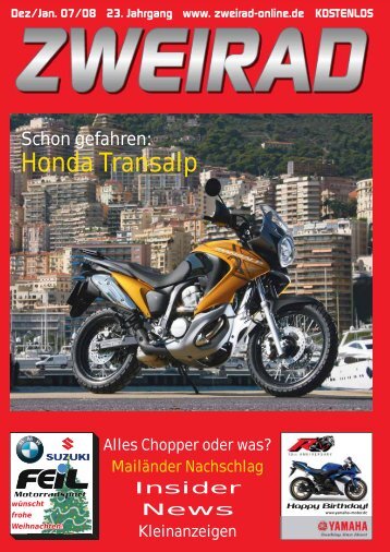 Honda Transalp - ZWEIRAD-online