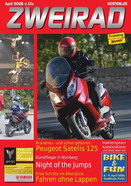 Peugeot Satelis 125 Night of the Jumps Fahren ... - ZWEIRAD-online