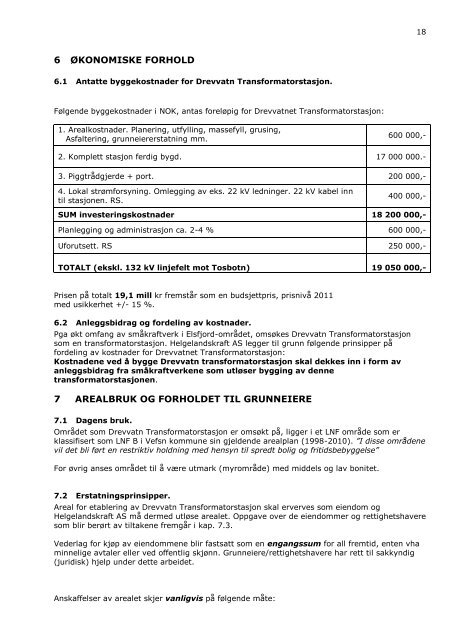 Drevvatnet Transformatorstasjon - Helgelandskraft