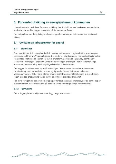 Lokal energiutredning Vega kommune - Helgelandskraft