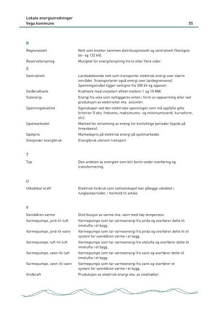 Lokal energiutredning Vega kommune - Helgelandskraft