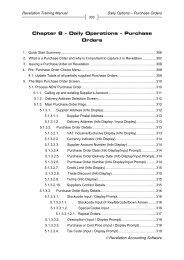 Purchase Orders - Revelation Accounting