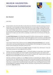 08.09.2011 Elternbrief zum Schuljahresanfang Für weitere Infos