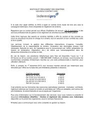 Service d'expertise en rÃ¨glement de sinistres avec INDEMNIPRO