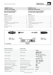 Assembly instructions MA207 - Multi-Contact