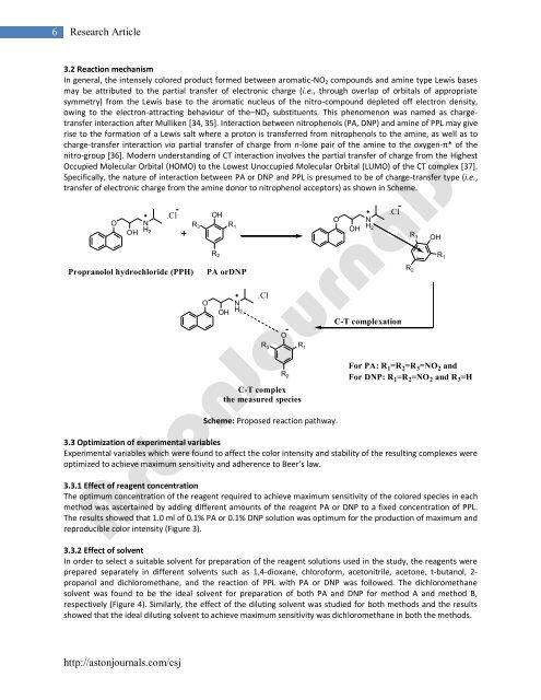 Simple and Rapid Spectrophotometric ... - AstonJournals