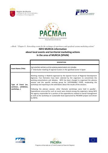 INFO MURCIA information about local events and ... - PACMAn
