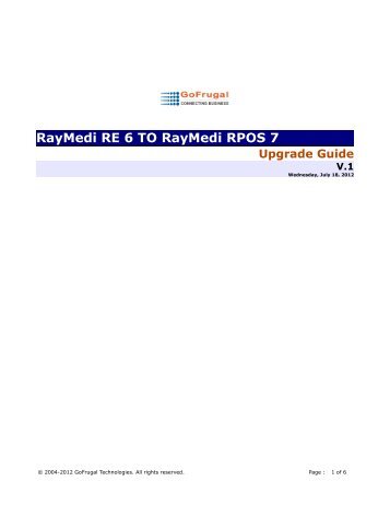 RayMedi RE 6 TO RayMedi RPOS 7 - download.gofrugal...
