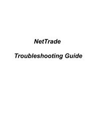 NetTrade Troubleshooting Guide - download.gofrugal...