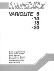 VARIOLITE 5 - 10 - 15 'ZO - Multiblitz