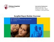 SurgiNet Report Builder Overview - Digital Concourse