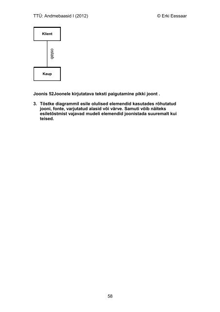 Andmebaaside projekteerimiseks kasutatavad mudelid