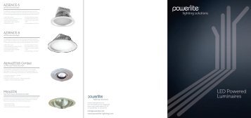 LED Brochure - Powerlite Lighting