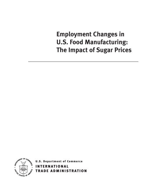 Employment Changes in US Food Manufacturing - Coalition for ...