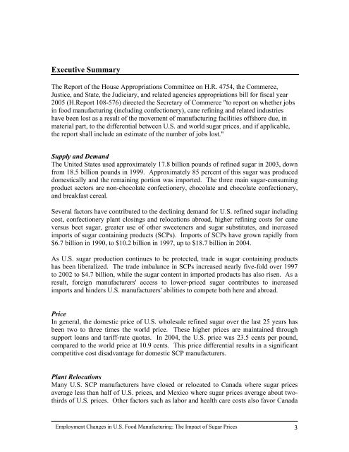 Employment Changes in US Food Manufacturing - Coalition for ...