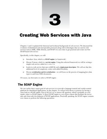 Creating Web Services with Java - Computer Press AB