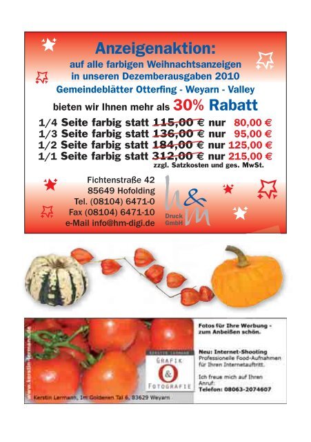 Herbst in unserer Gemeinde Gmoablatt'l - Gemeinde Weyarn