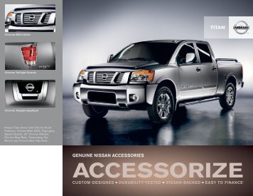 Nissan truck accessories catalog #4