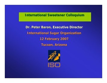 Dr. Peter Baron, Dr. Peter Baron, Executive Director International ...