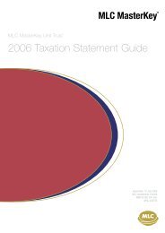 MK Unit Trust Tax Guide v2.indd - MLC