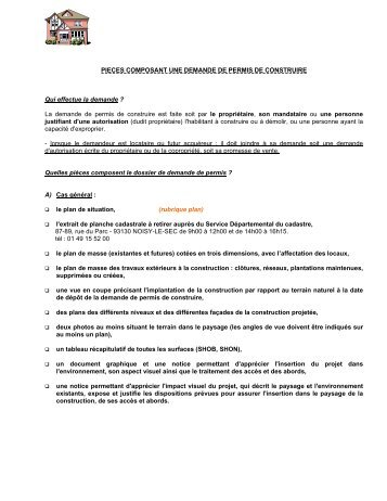 depot d'une demande de permis de construire - Ville d'Aubervilliers