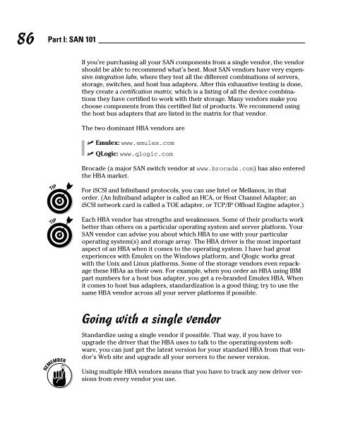 Storage Area Networks For DummiesÂ®