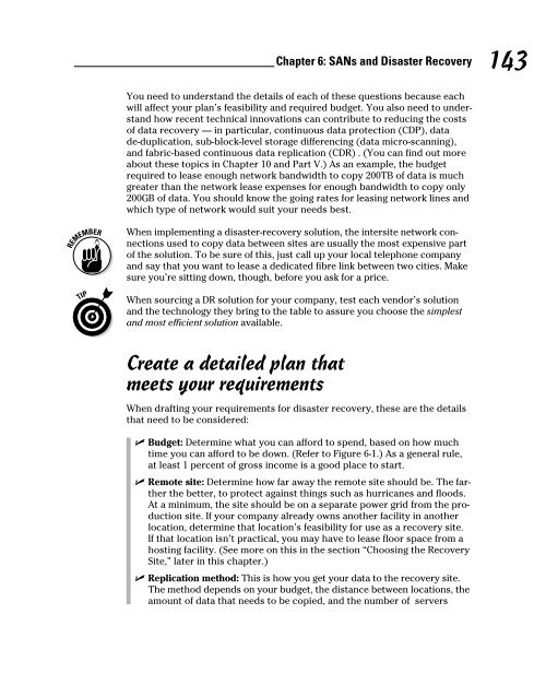 Storage Area Networks For DummiesÂ®