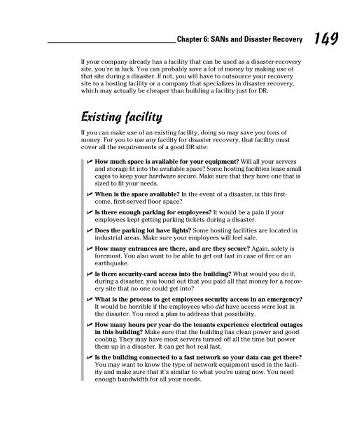 Storage Area Networks For DummiesÂ®