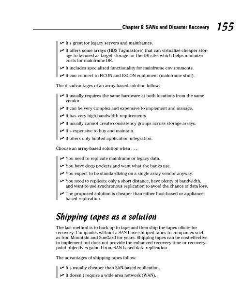 Storage Area Networks For DummiesÂ®