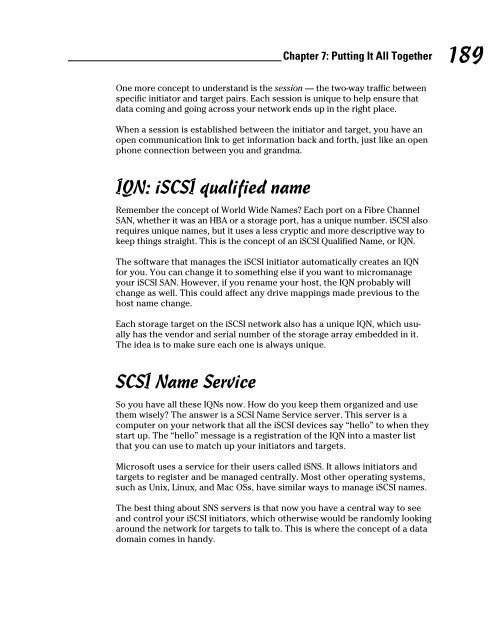 Storage Area Networks For DummiesÂ®